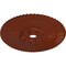 Ekena Millwork Melonie Ceiling Medallion (Fits Canopies up to 6 1/4"), Hand-Painted Firebrick, 36 1/4"OD x 1 7/8"P CM36MEFIF - alternate 2